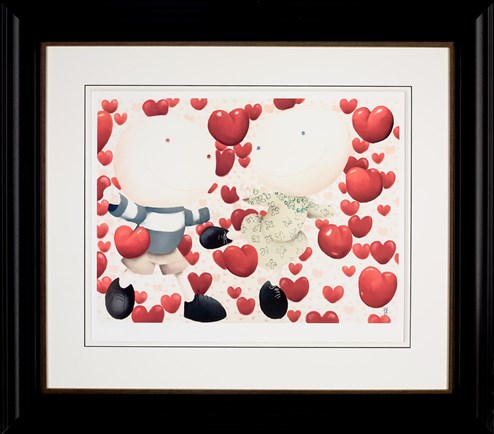 Dancing in Love by Mackenzie Thorpe - Framed Limited Edition on Paper
